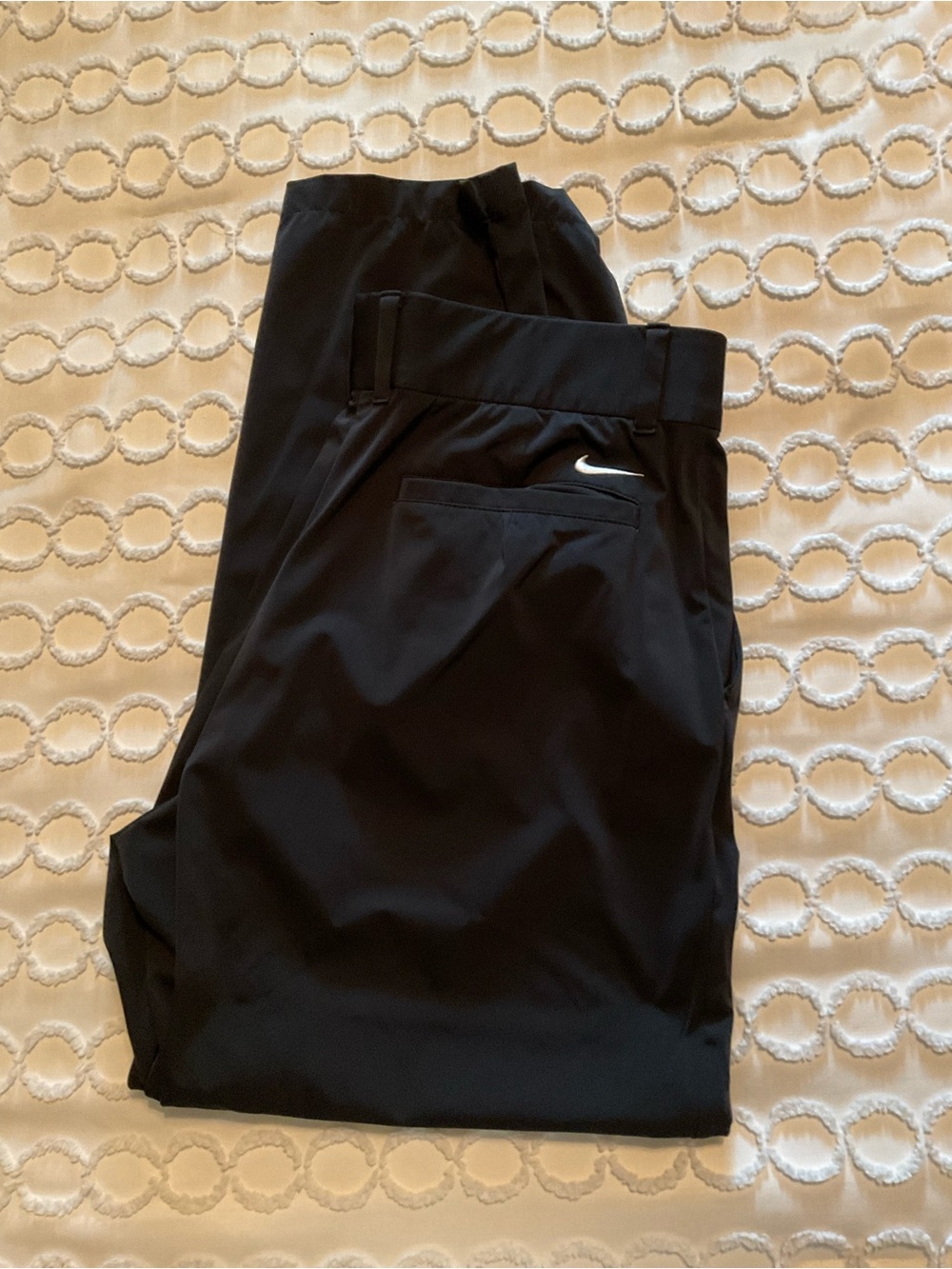 Nike Black Dri-FIT Athletic golf Pants with Swoosh